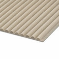 Japandi Akustikpaneel Suede – Offen (mit Zwischenraum) – Beige