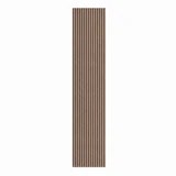 Japandi Akustikpaneel Suede – Offen (mit Zwischenraum) – Mokka
