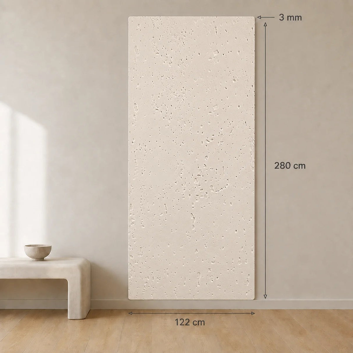 SPC-Wandpaneel Soft Beige – 202
