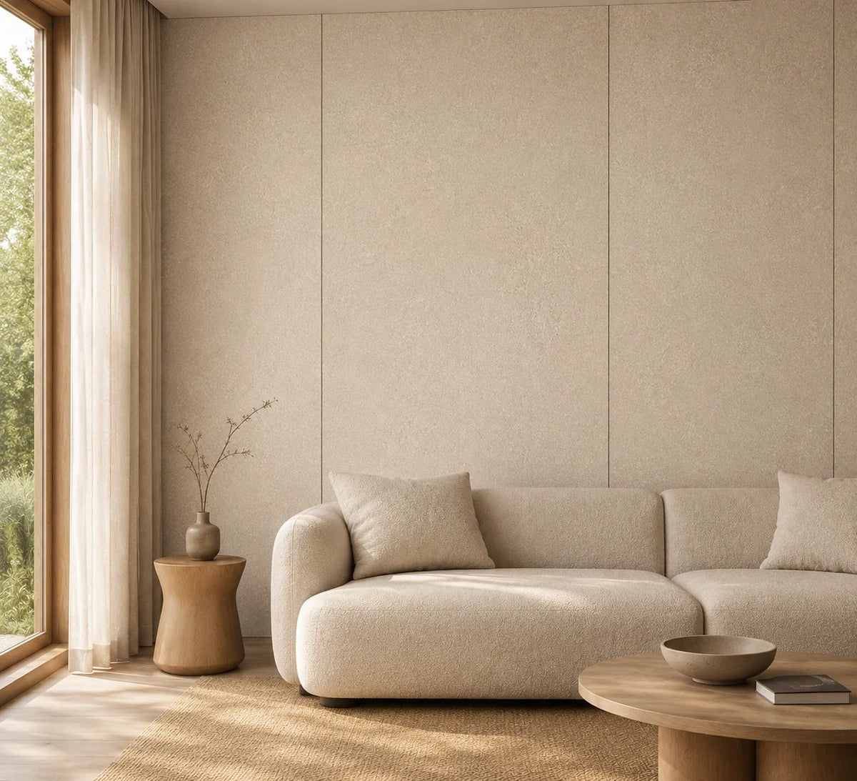 SPC-Wandpaneel Kalksteinoptik – Beige 108