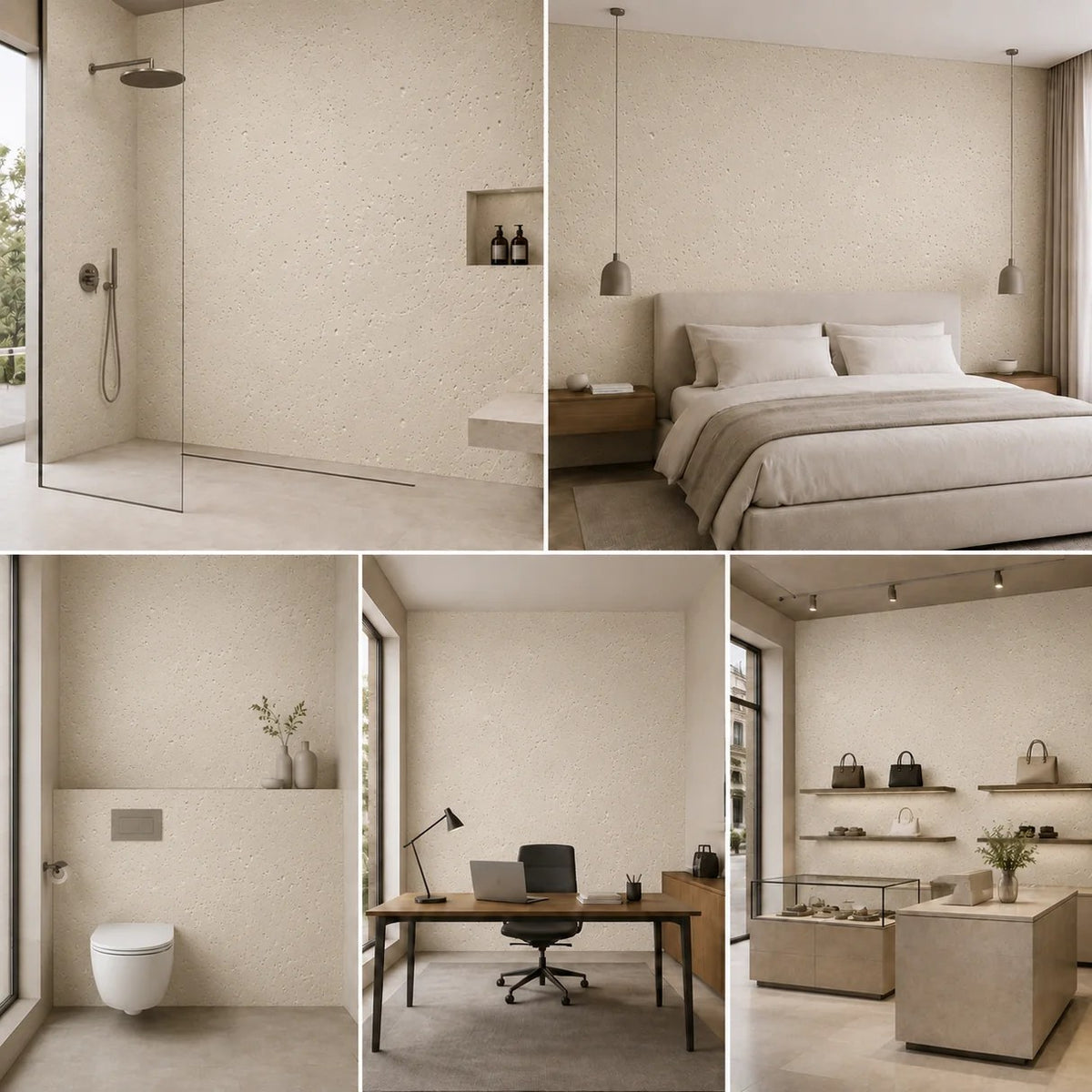 SPC-Wandpaneel Soft Beige – 202