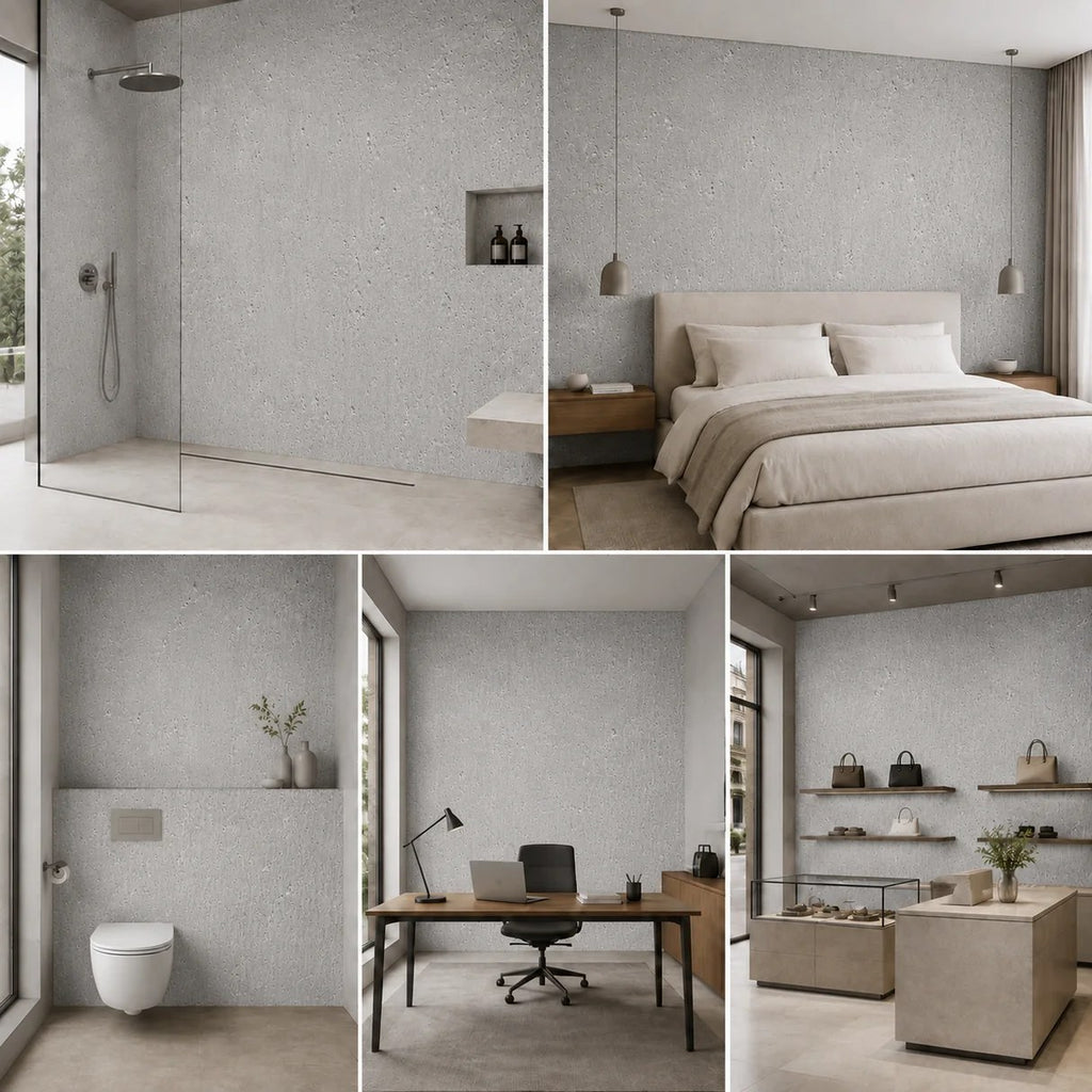 SPC-Wandpaneel Betonoptik – Soft Beton 203